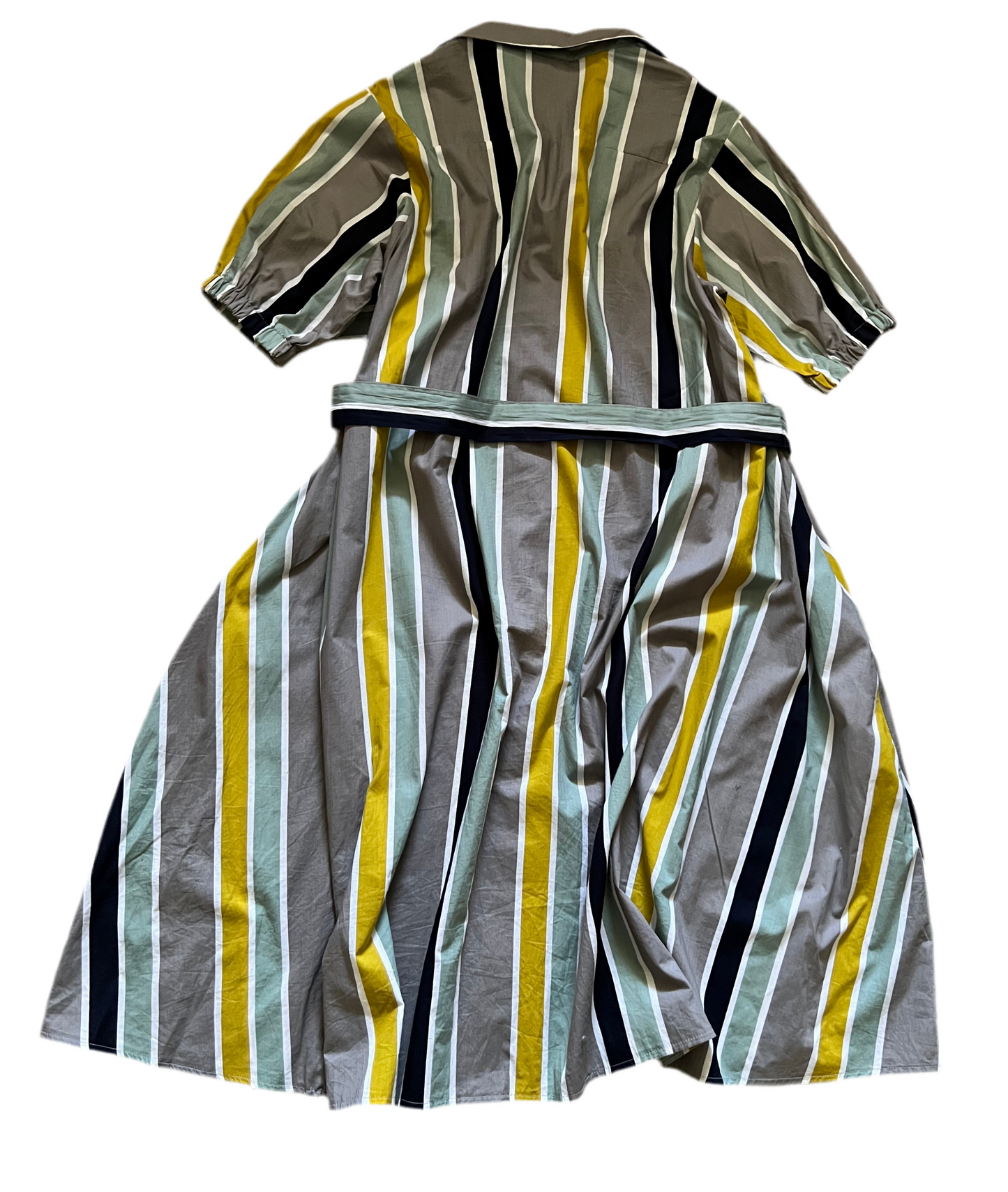 Striped A-Line dress