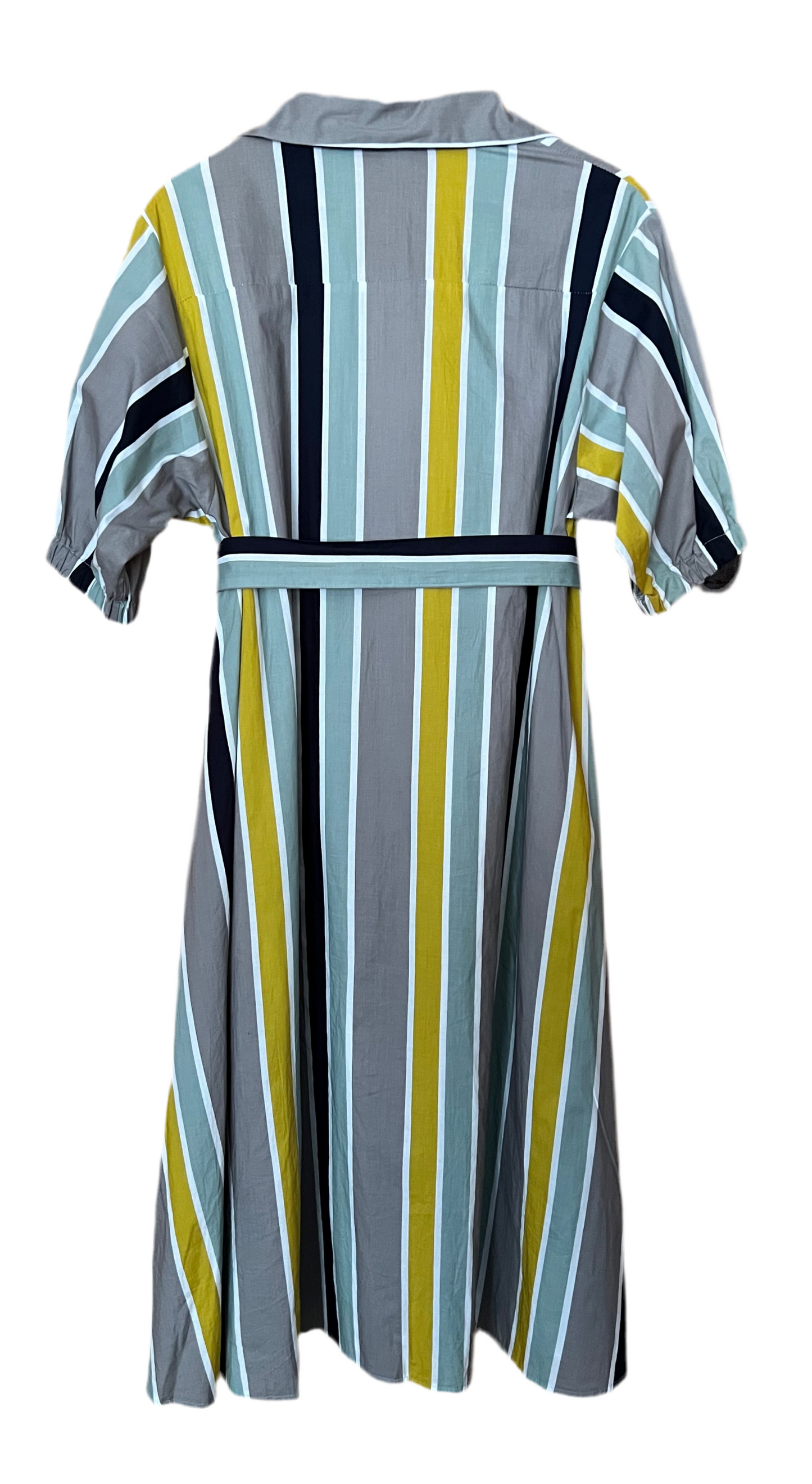 Striped A-Line dress